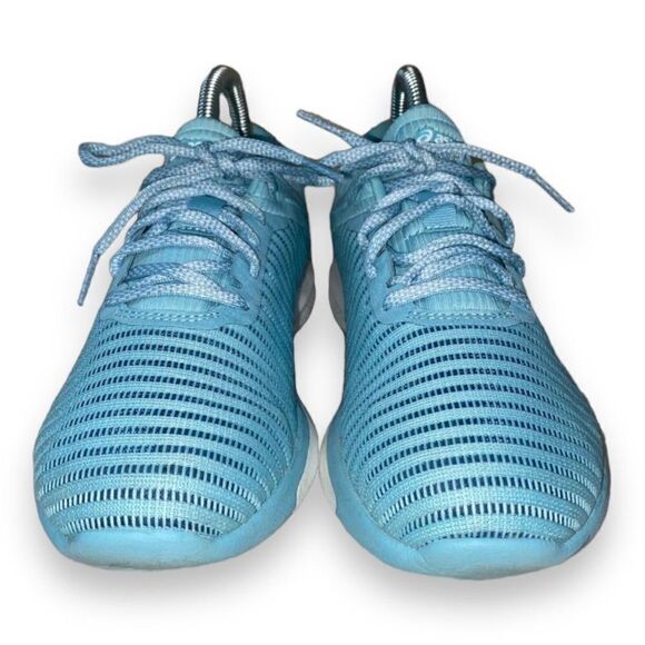 Asics FuzeX Adapt T885N Porcelain Blue Women's 6.5 - Picture 2 of 10